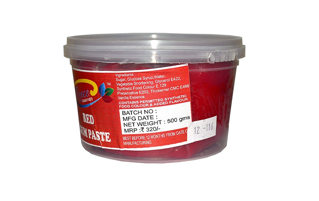 Reece Ruby Pink Gum Paste    Tub  500 grams